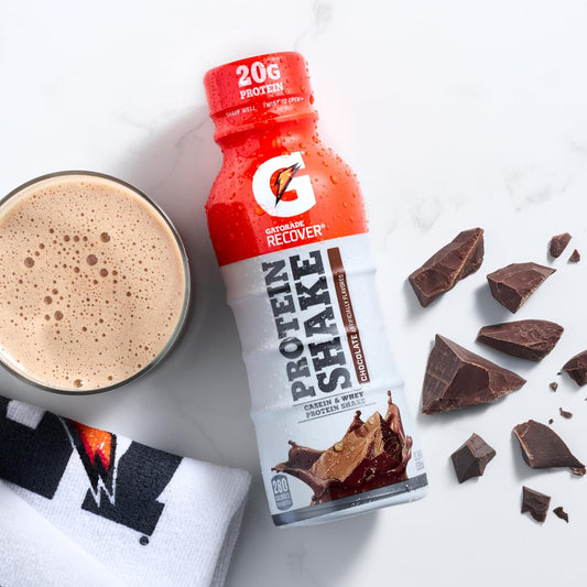 Gatorade Recover Protein Shake, Chocolate-Pack of 12