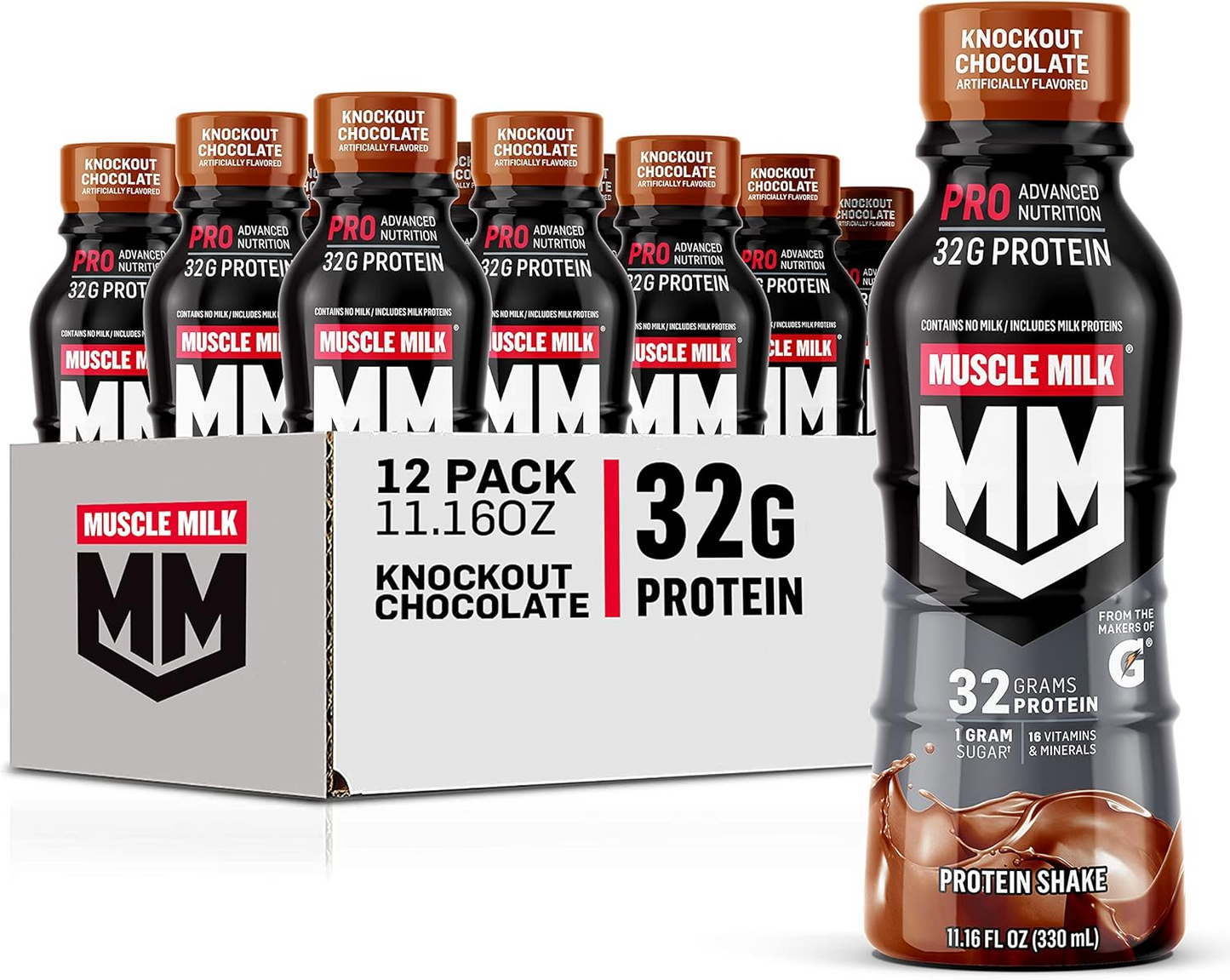 Muscle Milk Pro Series Protein Shake - 40g Protein - 32g Protein(12pack))