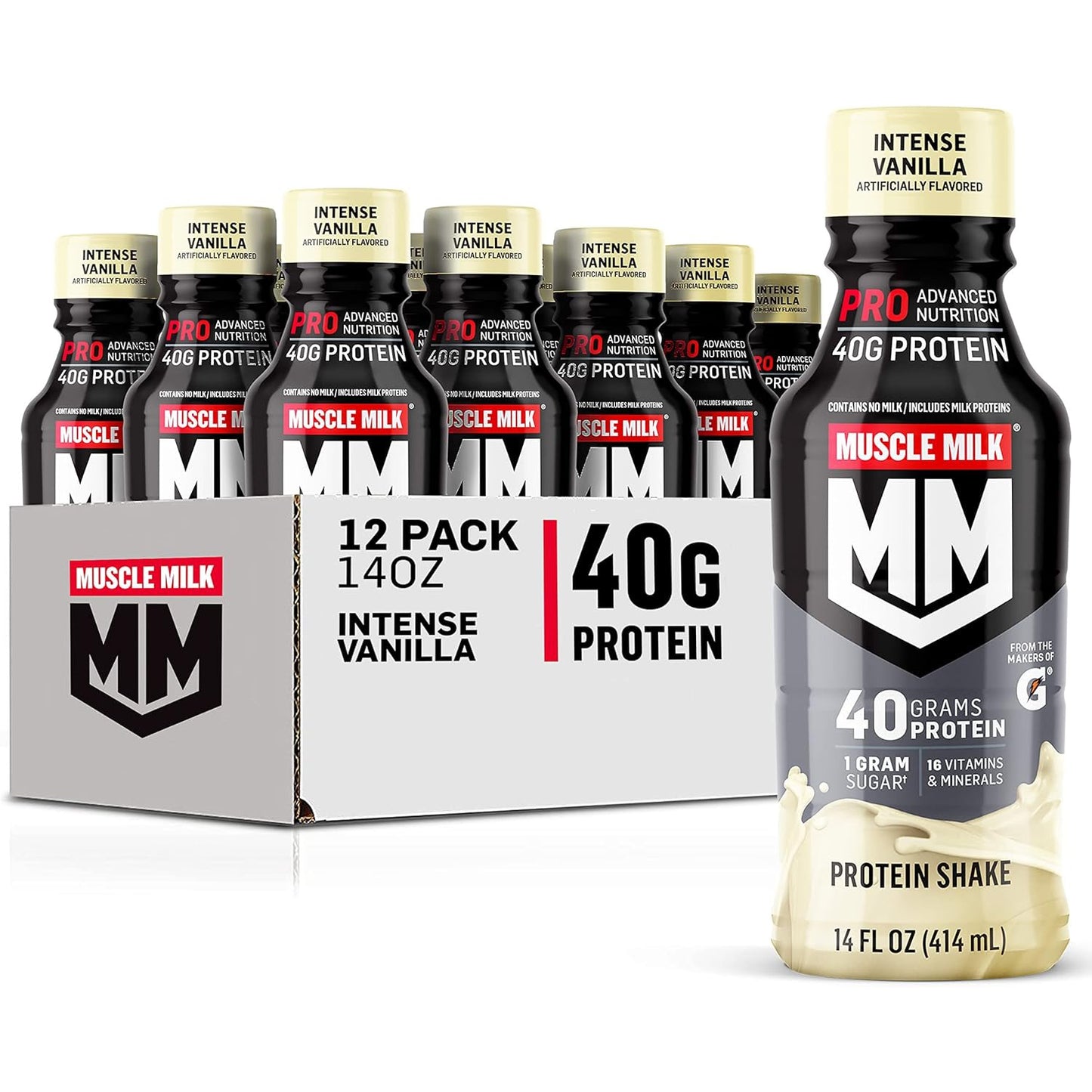 Muscle Milk Pro Series Protein Shake - 40g Protein - 32g Protein(12pack))